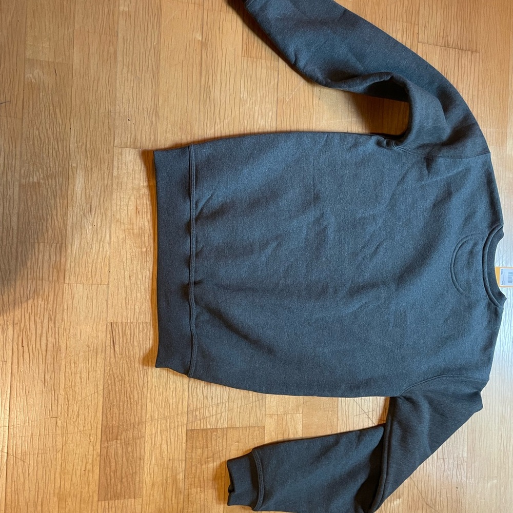 Carhartt Men's Dark Gray NEW Netflix Stories Mid-weight Loose-fit Crewneck Sweat - Picture 3 of 4